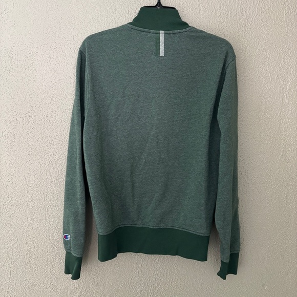 Mens Champion Heritage Heather YC Jacket, Dark Green Siro/Dark Small Full zip - Picture 7 of 8